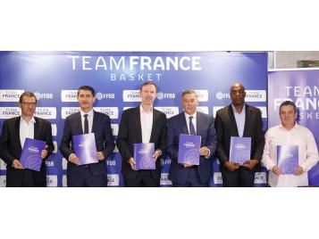 Présentation du Team France Basket - Ann Dee Lamour/FFBB
