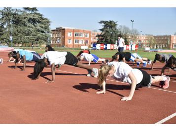 Préparation physique entrée INSEP 2017 - photo : Bellenger/IS/FFBB Préparation physique entrée INSEP 2017