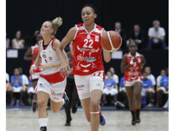 Latoya Williams a porté les Lionnes - Bellenger-Lecocq/IS/FFBB