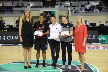 3 championnes WNBA 2018 honorée au MAIF Open LFB