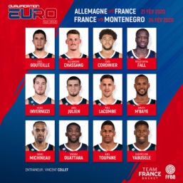 Liste des 12 joueurs retenus