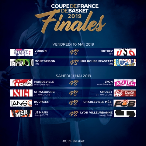 programme Finales Coupe de France 2019