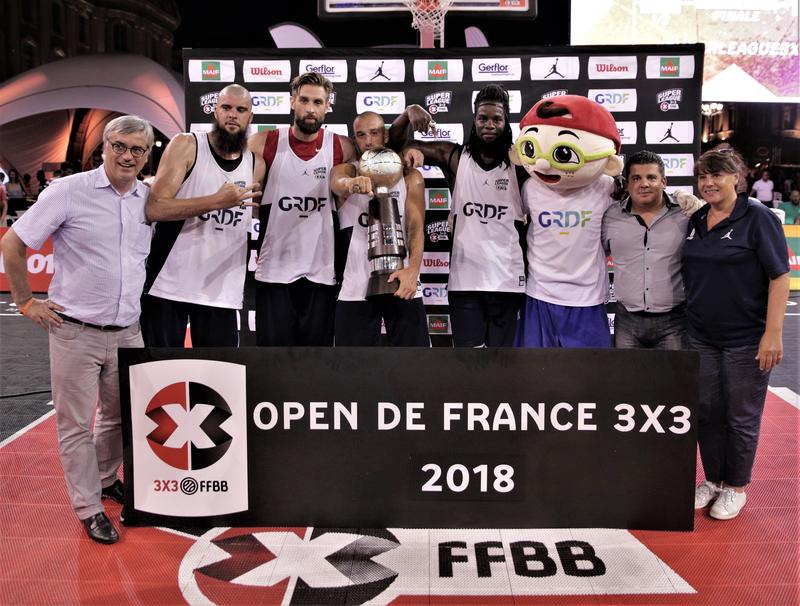 Les vainqueurs de l'Open de France au FIBA 3x3 World Tour FFBB