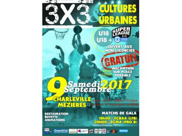 Affiche tournoi central 3x3 Charleville Mézières