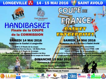 Affiche Finales Basket Entreprise