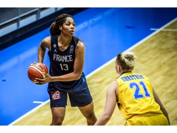 Emmanuelle Tahane a été une des leaders tricolores ce week-end en Espagne - Photo : FIBA