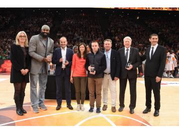 Ronny Turiaf, Pierre Collomb, Pierre-Yves Bichon et Alain Garos honnorés 