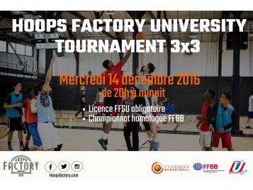  Hoops Factory University Basket 3X3