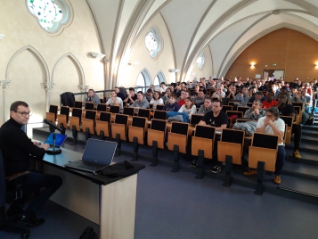 Les CTF « Technique » lors de l’ouverture de J.COMMERES Directeur de la Performance et des Equipes de France.