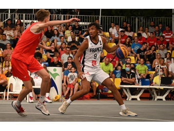 Rudy Ekwakwe-Priso lors du FIBA 3x3 U17 Europe Cup Qualifier 2021 - FIBA