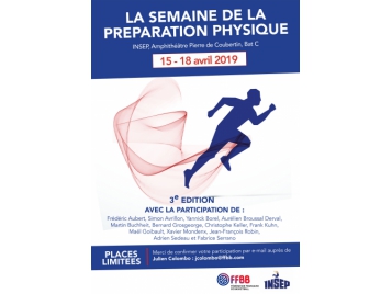 Affiche semaine de la préparation physique