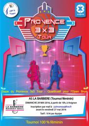 affiche tournoi 3X3 de Provence