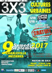 Affiche tournoi central 3x3 Charleville Mézières
