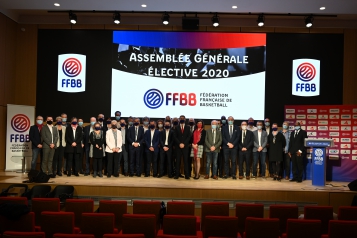 Le comité directeur de la FFBB le 19 décembre dernier lors de l'Assemblée Générale élective 