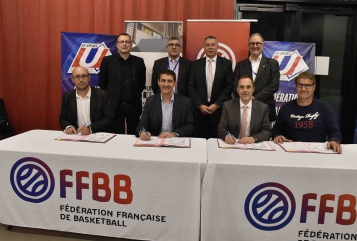 Signature de la convention "CUB" entre la FFBB et l'Université de Rouen
