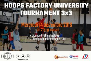  Hoops Factory University Basket 3X3
