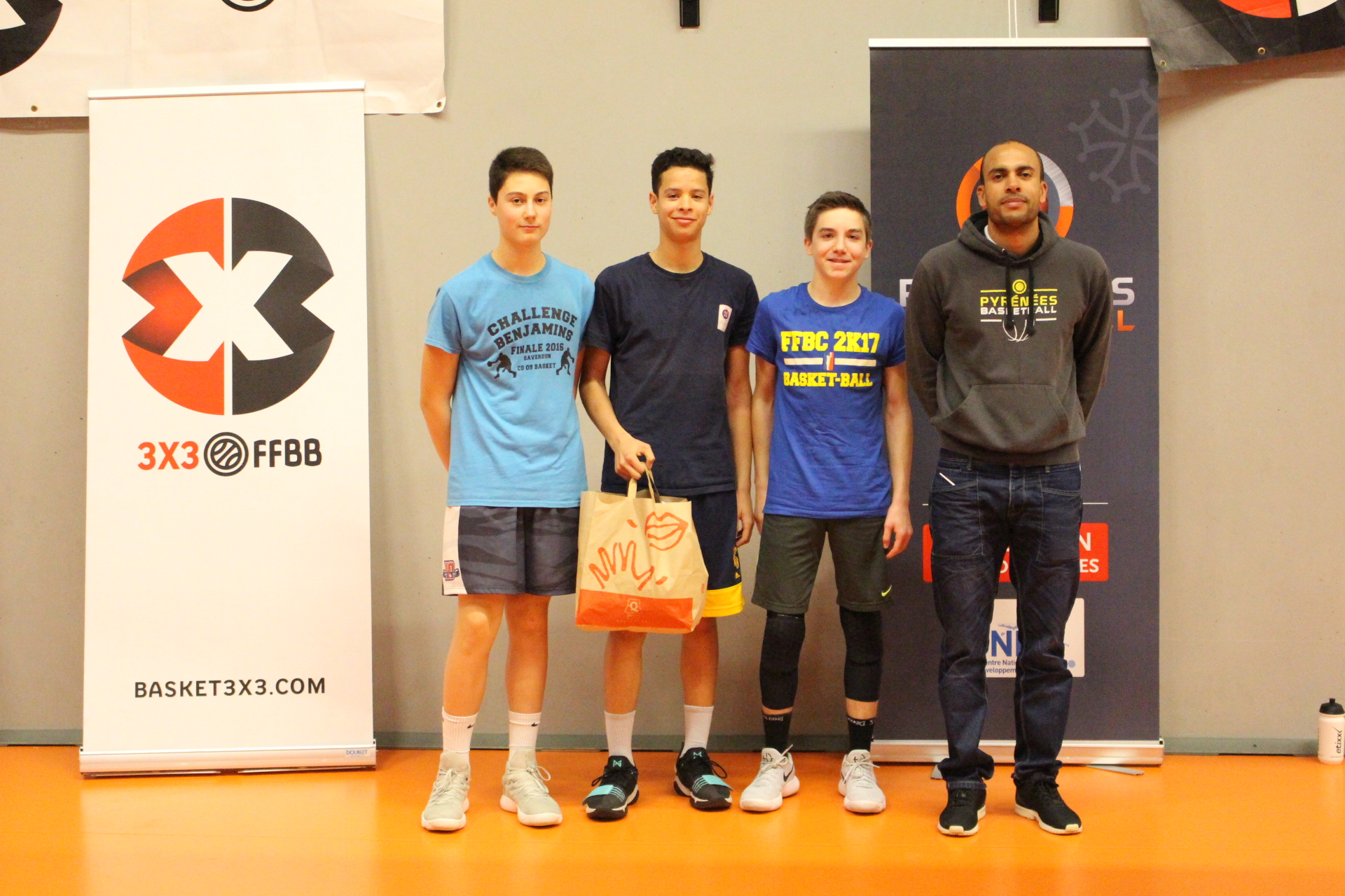 Les Koalas Bleus, vainqueurs des U15 masculins